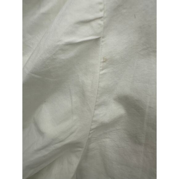 Maurices Womens White Cotton Top Size S MWT Boxy Cottagecore Minimal Eyelet - Picture 8 of 9